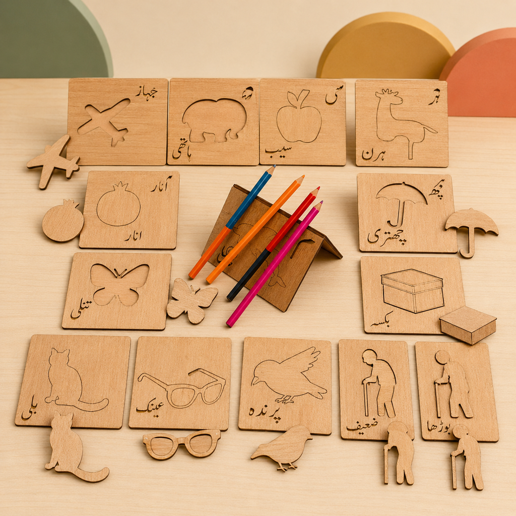 Urdu + shapes